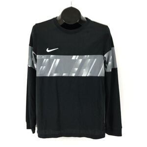 Nike F.C. Dri-Fit Libero Long Sleeve Graphic Shirt Kids' XL Black Wicking Soccer